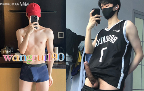 คลิปควยตุงและภาพหลุด wangrui190 ควยใหญ่ยาวมากของ ดาว tiktok ชายหนุ่มจีน